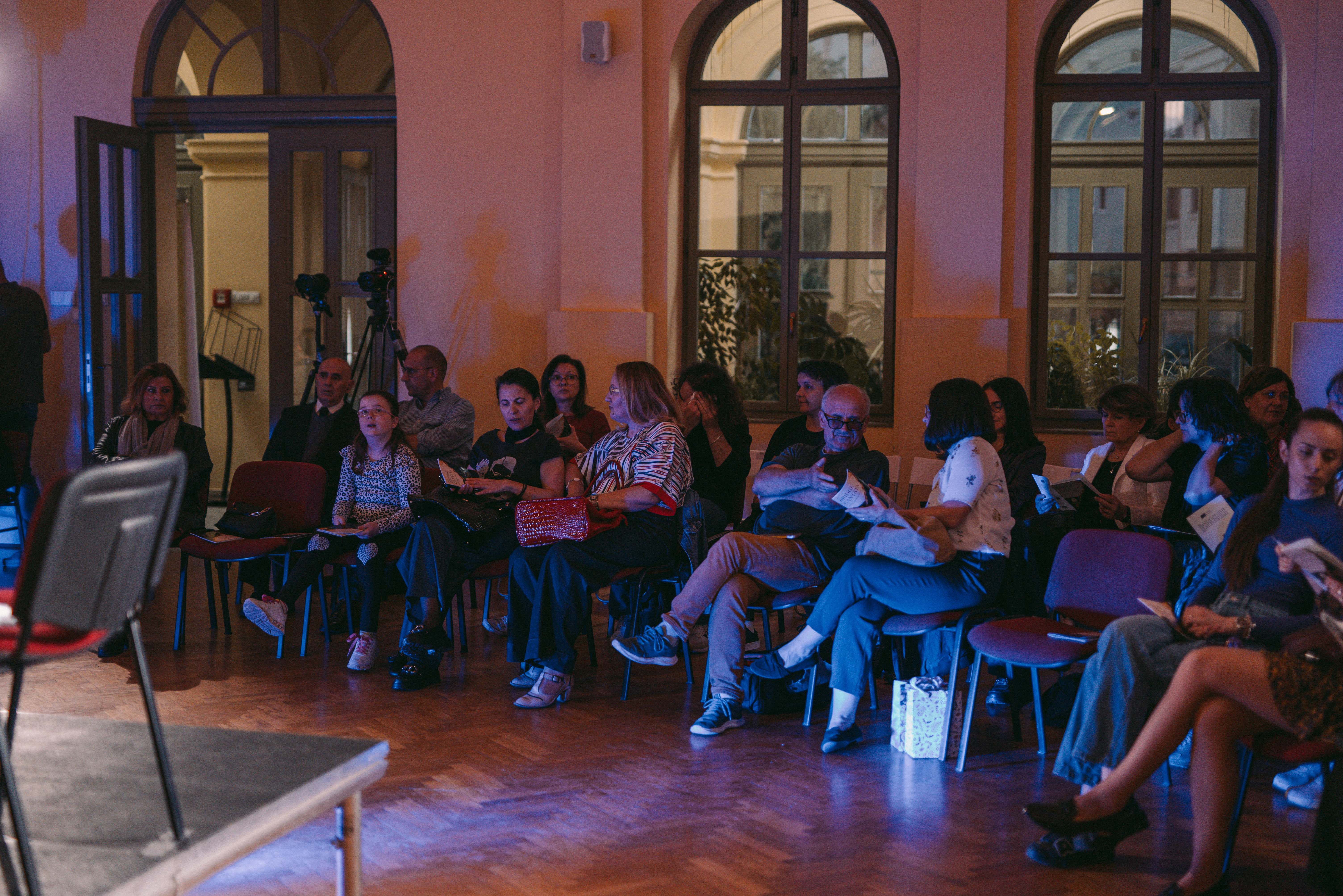 Audience at the final performance of The Bridge Cantata