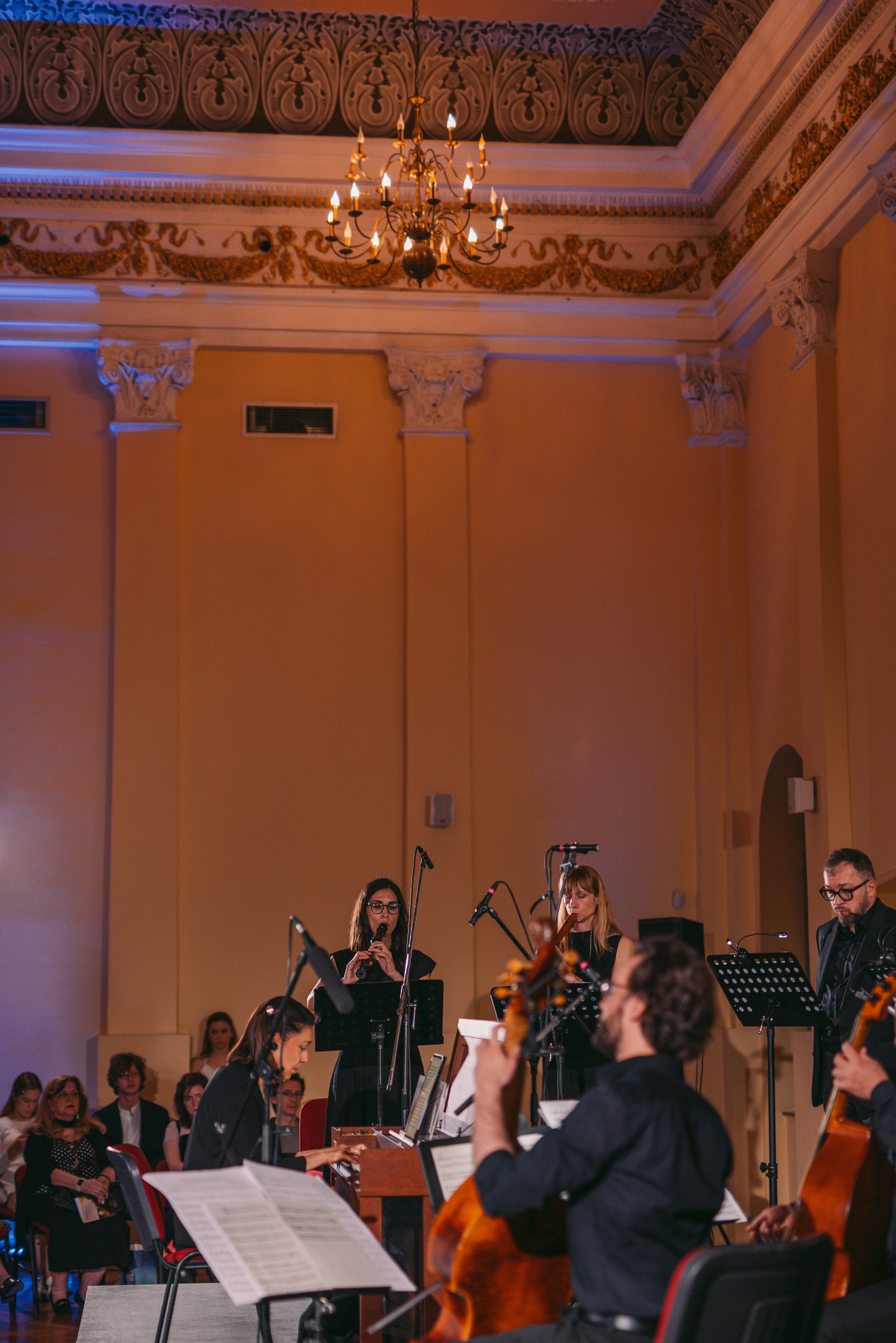 Ensemble during the concert performance of The Bridge Cantata