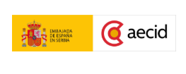 Embassy of Spain in Serbia and AECID logos
